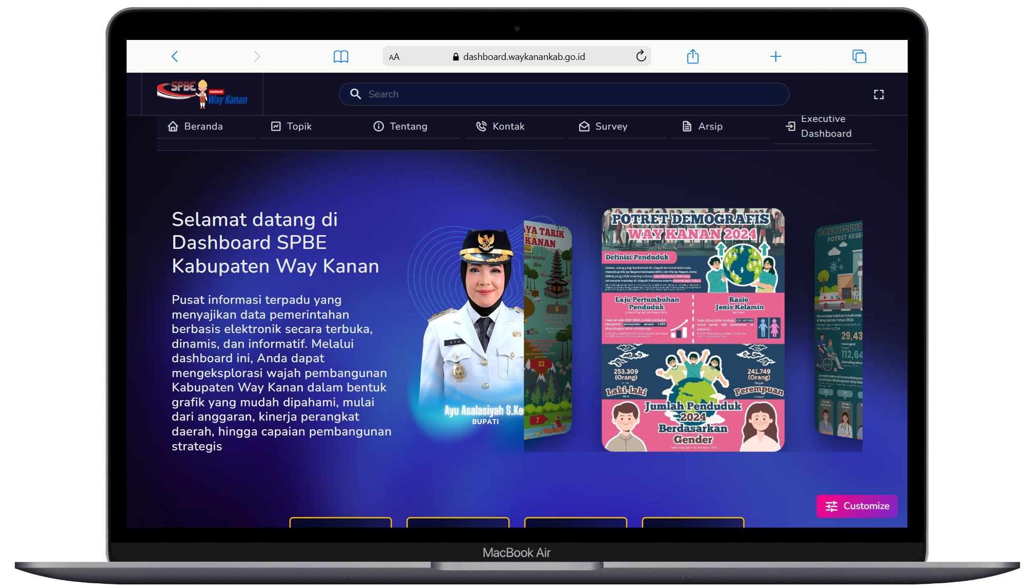 Dashboard SPBE Way Kanan